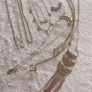 Jewelry box clearance: An assortment of bracelets and necklaces!